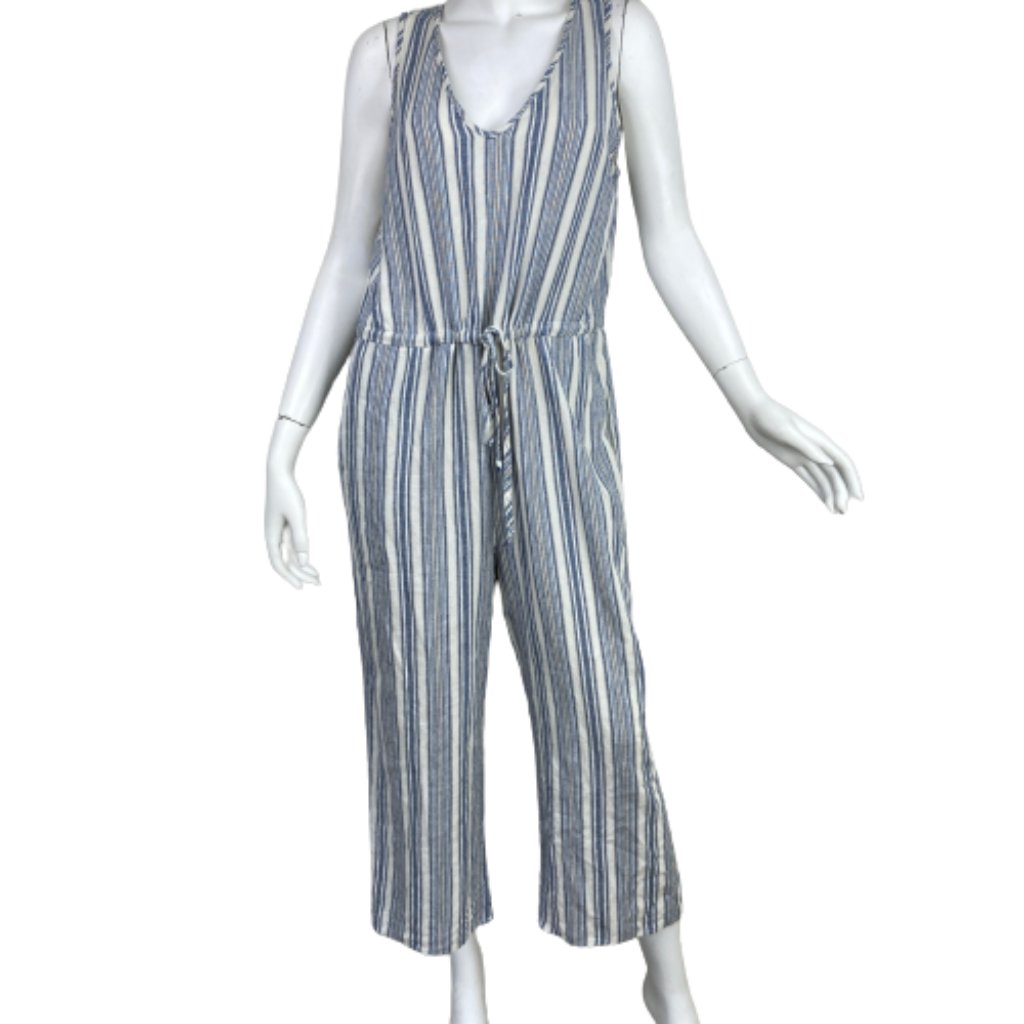 Anthropologie Drew Wide Leg Crop Jumpsuit